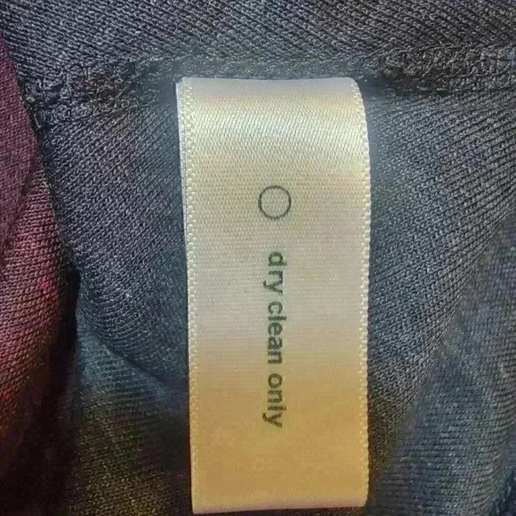 Three Dots Women's Skirt Black Red Colorblock A Line Swing Size XS - Picture 7 of 8